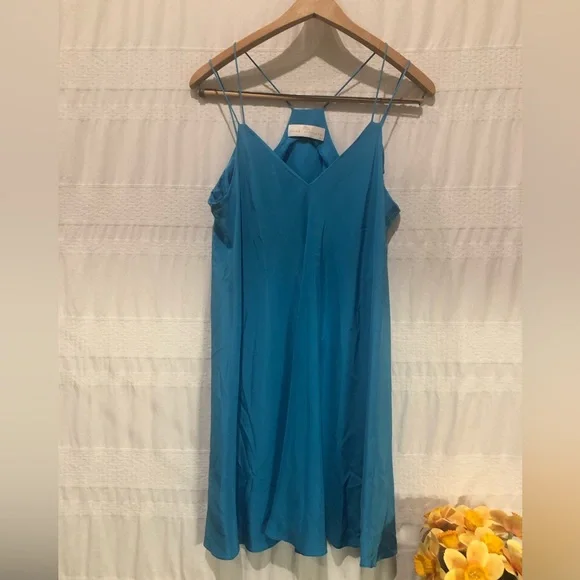 Amanda Uprichard | Dresses | Amanda Uprichard Silk Dress Blue Euc | Poshmark Amanda Uprichard | Dresses | Amanda Uprichard Silk Dress Blue Euc | Poshmark